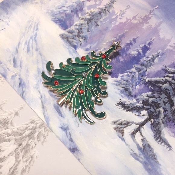 🍏50% OFF/3+...Christmas Tree Brooch - Picture 5 of 11